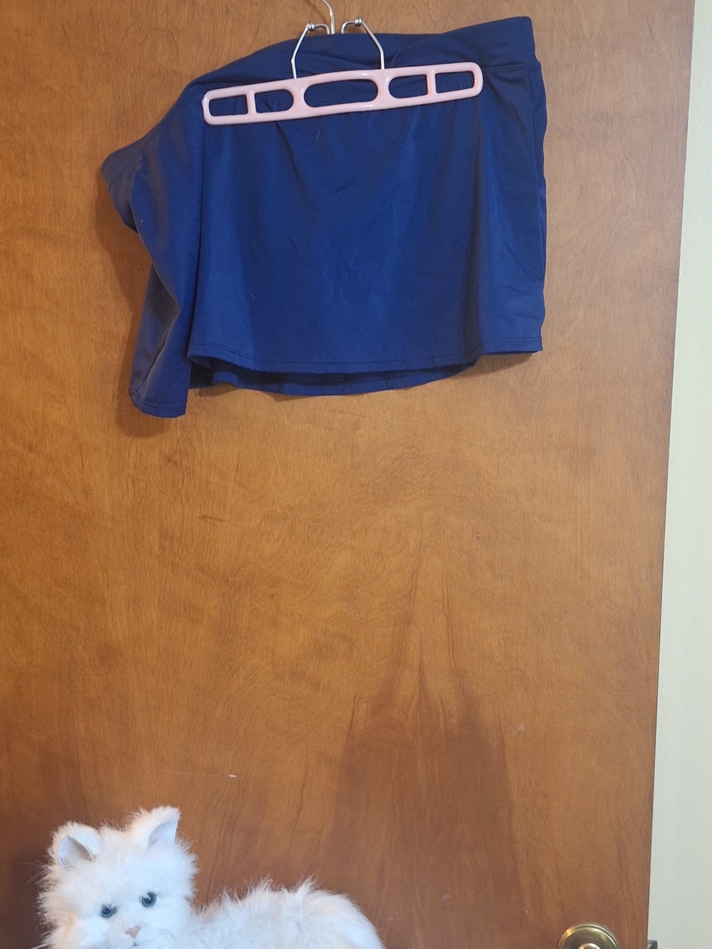 Tropical Escape Navy Blue Women's Swim Skirt